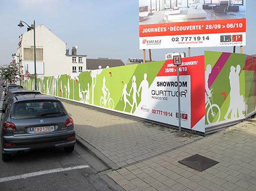 #Signalétique #Panneau chantier #Production & Pose